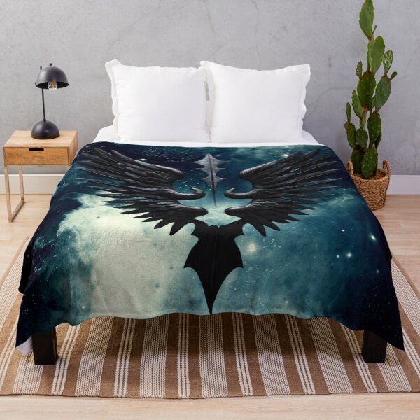Item preview, black wings – gothic symbol – dark guardian art designed and sold by Traumrausch.