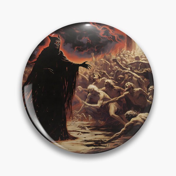 Item preview, Satan leading mankind to an astral portal designed and sold by AbsoluteAI.