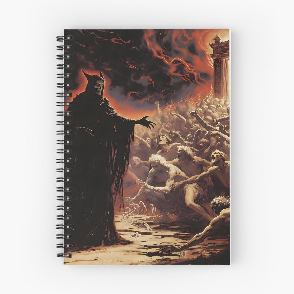 Item preview, Satan leading mankind to an astral portal designed and sold by AbsoluteAI.