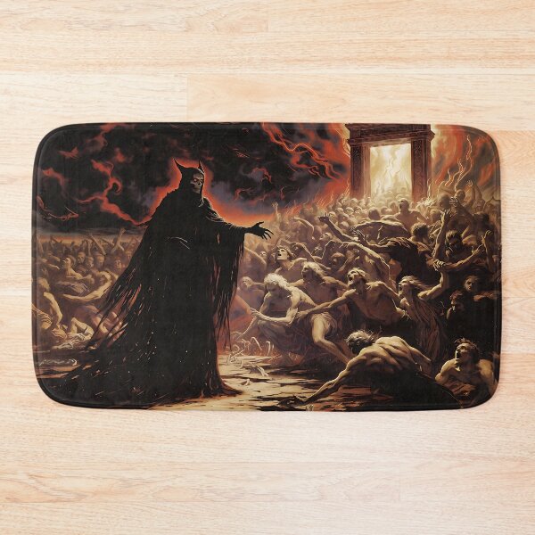 Item preview, Satan leading mankind to an astral portal designed and sold by AbsoluteAI.