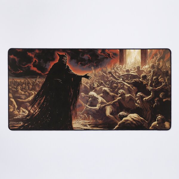 Item preview, Satan leading mankind to an astral portal designed and sold by AbsoluteAI.