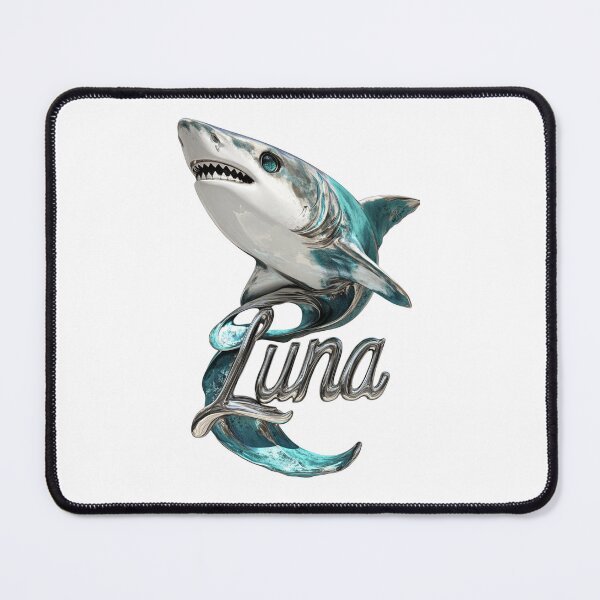 Item preview, Luna Pisces – Ocean Soul Female Name Zodiac Fantasy Art Design designed and sold by AlexLineArt.