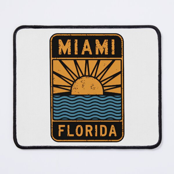 Item preview, Miami Florida - Beach Sign designed and sold by TheOldMittenIllustrated.