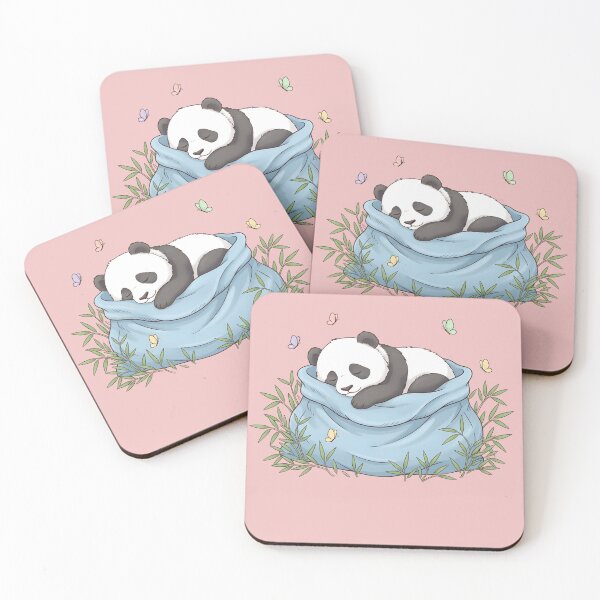 Item preview, Sleeping Panda In Blue Bag Cute Animal Illustration designed and sold by Narutomarket.