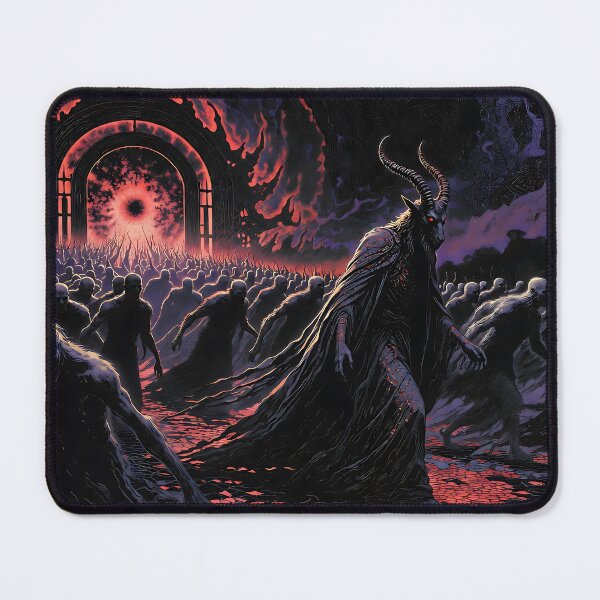 Item preview, Satan leading mankind to an astral portal designed and sold by AbsoluteAI.