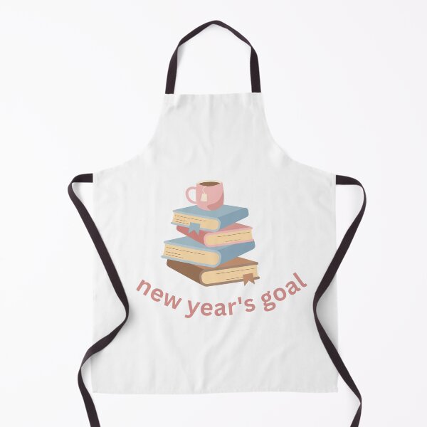 Item preview, New Year’s Goal Sticker | Reading Goals Illustration | Cozy Books and Tea Design designed and sold by omnia designs.
