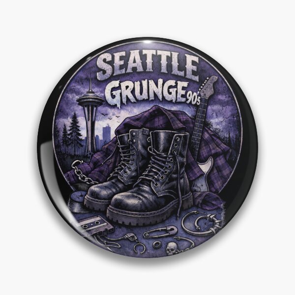 Item preview, Seattle Grunge 90's  designed and sold by MojaveTradePost.