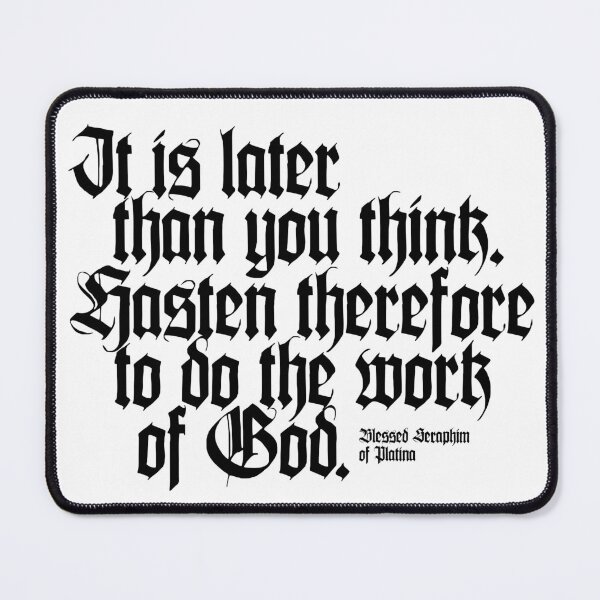 Item preview, It is later than you think designed and sold by Joshua Seigler.