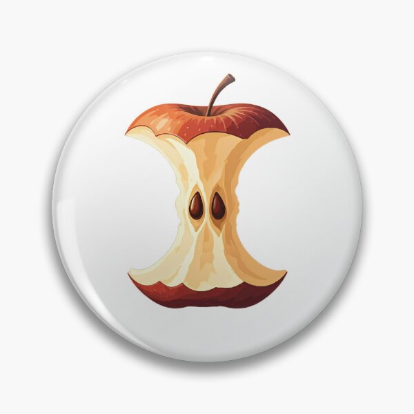 Item preview, A Detailed Digital Illustration of a Partially Eaten Apple designed and sold by Art for Every Person.