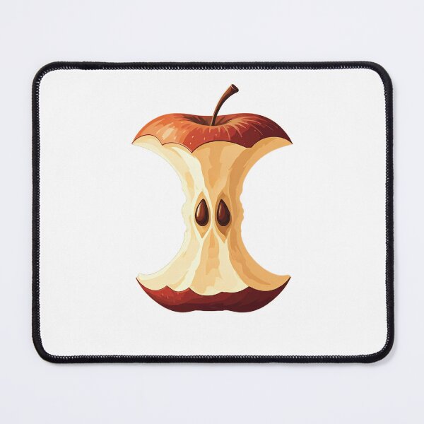 Item preview, A Detailed Digital Illustration of a Partially Eaten Apple designed and sold by Art for Every Person.
