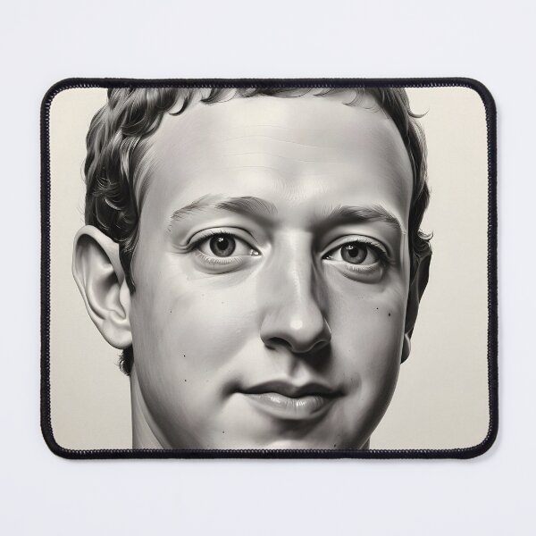 Item preview, Mark Zuckerberg designed and sold by WorldofCharcoal.