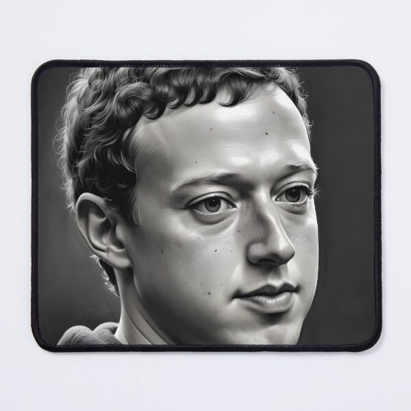 Artikelvorschau, Mark Zuckerberg entworfen und verkauft von WorldofCharcoal.