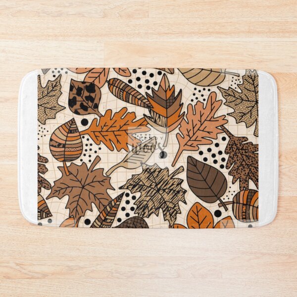 Item preview, SEAMLESS WOODLAND LEAF PATTERN  designed and sold by Fabrifrank.
