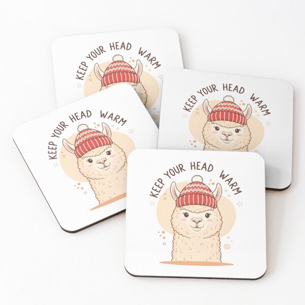 Item preview, Alpaca in a winter hat designed and sold by PrintLabStudio.