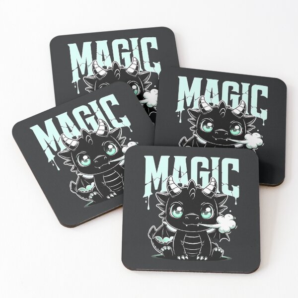 Item preview, Magic – Cute Black Dragon Fantasy Character designed and sold by Taans-Creation.