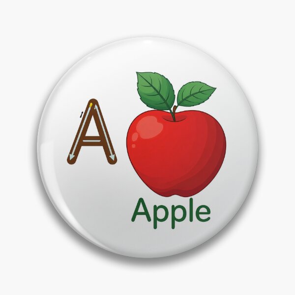 Item preview, Alphabet Learning - A for Apple designed and sold by Art for Every Person.