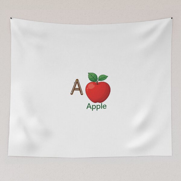 Item preview, Alphabet Learning - A for Apple designed and sold by Art for Every Person.