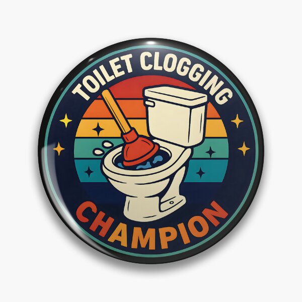 Item preview, Toilet Clogging Champion designed and sold by kirstenstration.