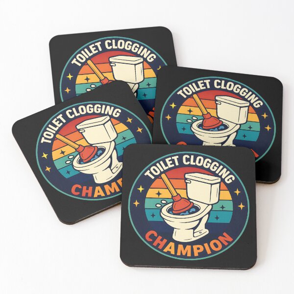 Item preview, Toilet Clogging Champion designed and sold by kirstenstration.