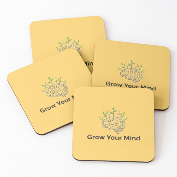 Item preview, Grow Your Mind – Brain Line Art with Plants | Minimalist Design designed and sold by saritta93.
