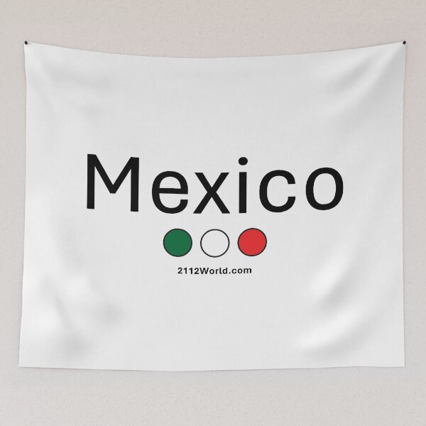 Item preview, Mexico: Country + 3 Dots designed and sold by 2112 World - Wearing The World.