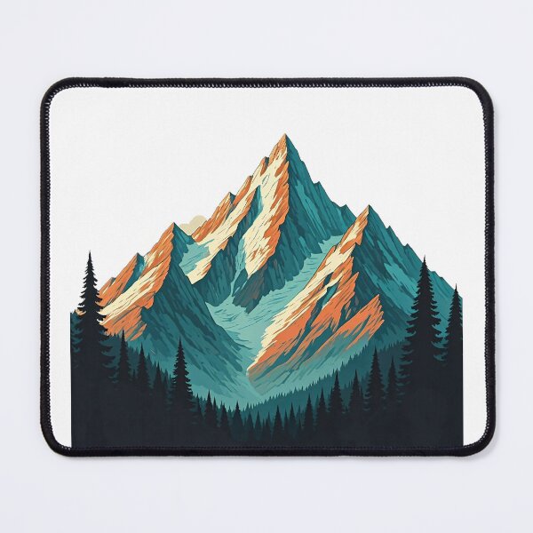 Item preview, Snow Capped Mountain Adventure Illustration designed and sold by Art for Every Person.