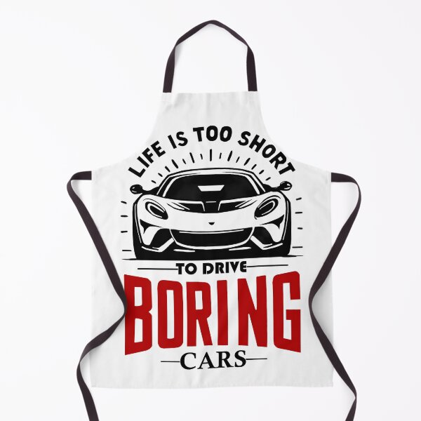 Item preview, Life Is Too Short To Drive Boring Cars - Sports Car Enthusiast T-Shirt designed and sold by DrawDrip.