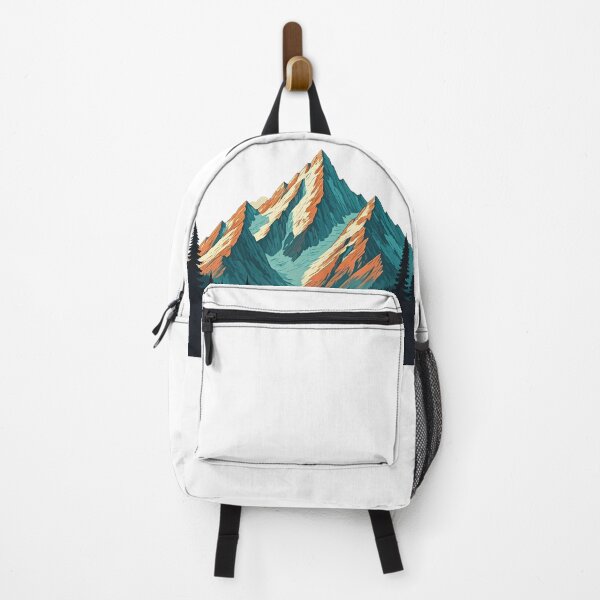 Item preview, Snow Capped Mountain Adventure Illustration designed and sold by Art for Every Person.