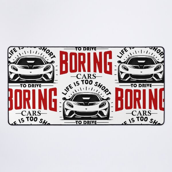 Item preview, Life Is Too Short To Drive Boring Cars - Sports Car Enthusiast T-Shirt designed and sold by DrawDrip.