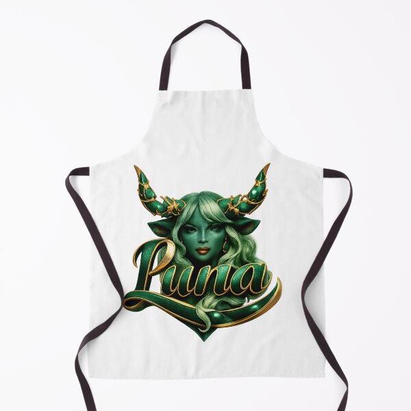 Item preview, Luna Taurus – Earth Power Female Name Zodiac Fantasy Art Design designed and sold by AlexLineArt.