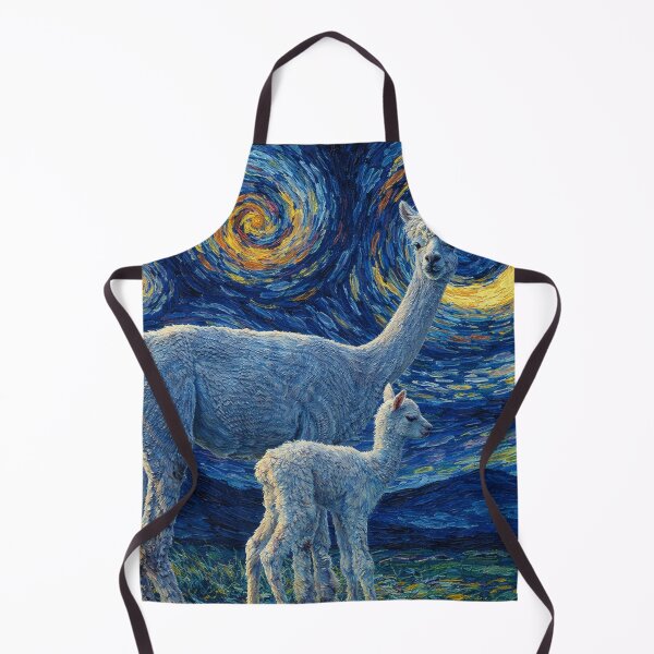 Item preview, Mother Lama in a Starry Night designed and sold by Starry Night Creative Art.