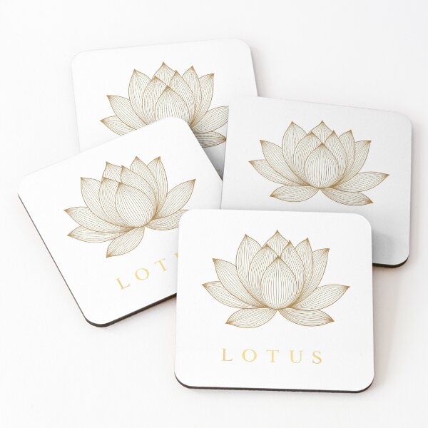 Artikelvorschau, Goldene Lotusblumenkunst entworfen und verkauft von Art for Every Person.