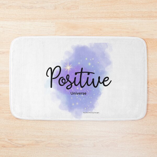 Item preview, Positive Universe slogan purple blotch & stars designed and sold by PalomaHealing24.