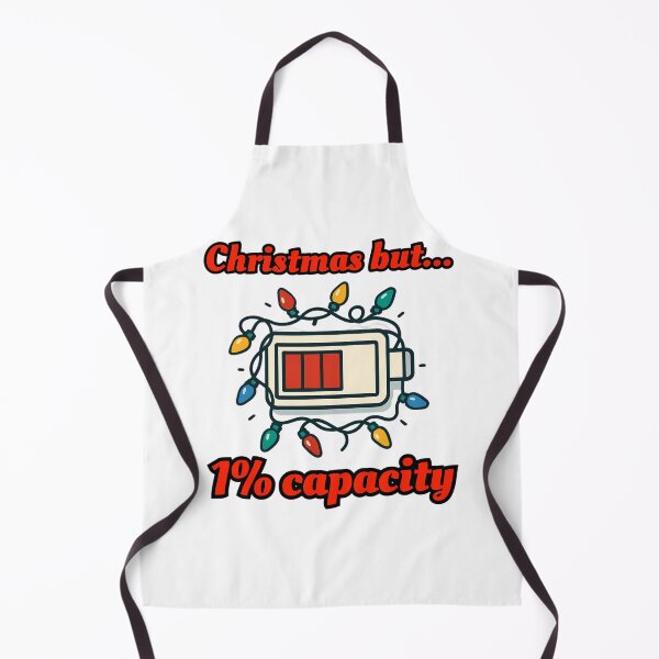Item preview, Christmas but 1% Capacity Funny Holiday Design designed and sold by Printiko.