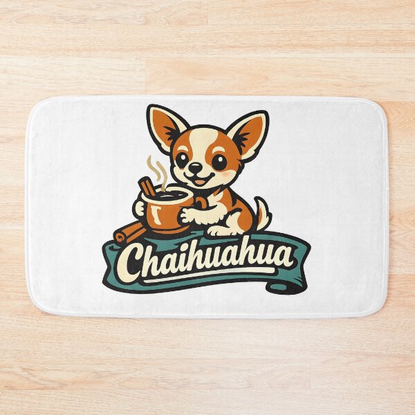 Item preview, Chaihuahua – Vintage Retro Chihuahua Humorous Logo designed and sold by Dax Studio.