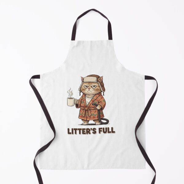 Item preview, Funny Cat "Litter's Full" - Cousin Eddie Christmas Vacation Parody designed and sold by Latikshop.