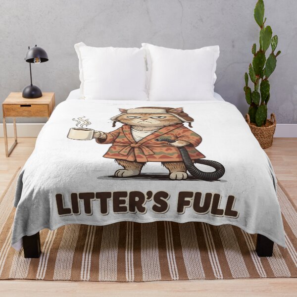 Item preview, Funny Cat "Litter's Full" - Cousin Eddie Christmas Vacation Parody designed and sold by Latikshop.