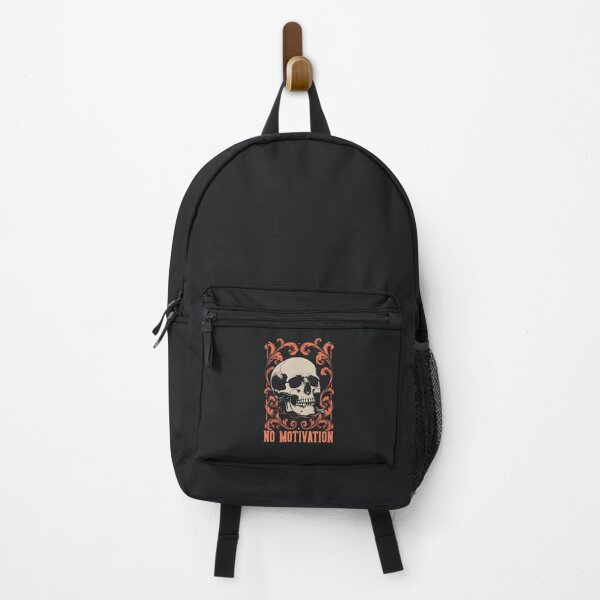 Item preview, No Motivation – Gothic Skull Burnout Mood designed and sold by Taans-Creation.