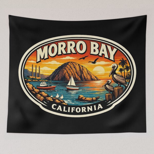 Item preview, Morro Bay, California designed and sold by Myra365Art.