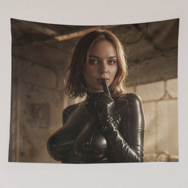 Item preview, Shiny Latex Secret Agent - Stealth Catsuit Art designed and sold by Magic-Reality.
