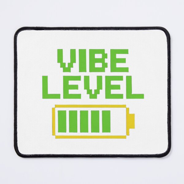 Item preview, Pixel Art Vibe Level Battery designed and sold by mbyprints.