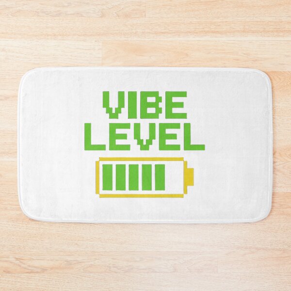 Item preview, Pixel Art Vibe Level Battery designed and sold by mbyprints.
