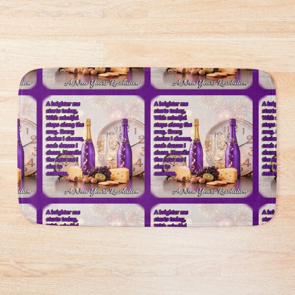 Item preview, A New Years Resolution - Purple 1 designed and sold by 1st Choice Design.