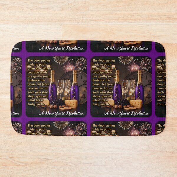 Item preview, A New Years Resolution - Purple 2 designed and sold by 1st Choice Design.