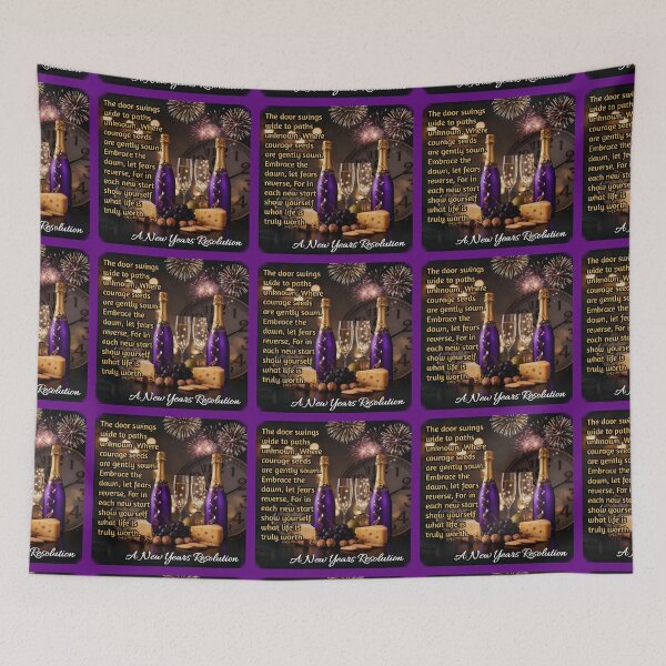 Item preview, A New Years Resolution - Purple 2 designed and sold by 1st Choice Design.