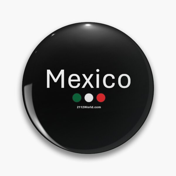 Item preview, Mexico: Country + 3 Dots for Dark Colors designed and sold by 2112 World - Wearing The World.
