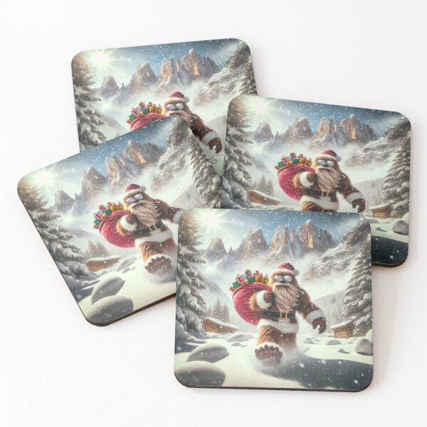 Item preview, Santa Yeti in a Snowy Wonderland designed and sold by Phil Perkins.