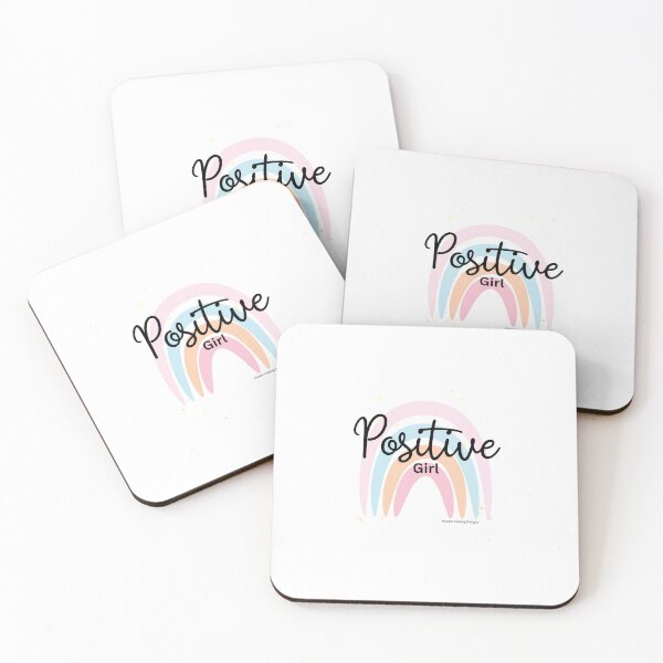 Item preview, Positive Girl slogan with rainbow designed and sold by PalomaHealing24.