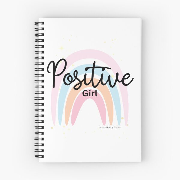 Item preview, Positive Girl slogan with rainbow designed and sold by PalomaHealing24.