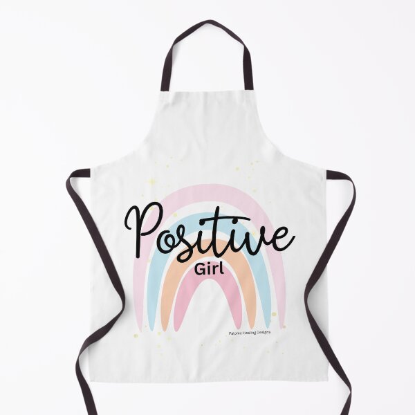 Item preview, Positive Girl slogan with rainbow designed and sold by PalomaHealing24.
